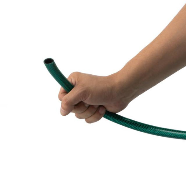 Шланг садовий, тришаровий, зелений, 1/2