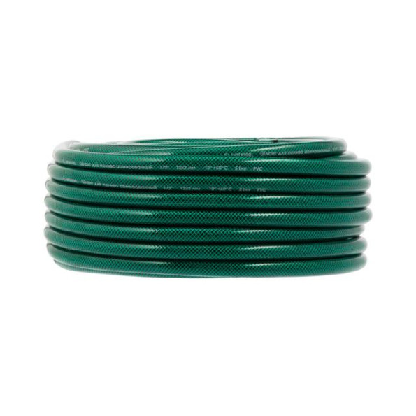 Шланг садовий, тришаровий, зелений, 1/2