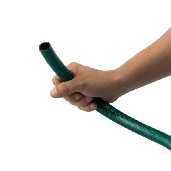 Шланг садовий, тришаровий, зелений, 1/2