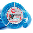 Шланг для води тришаровий, синій, 3/4", 10 м, армований, PVC