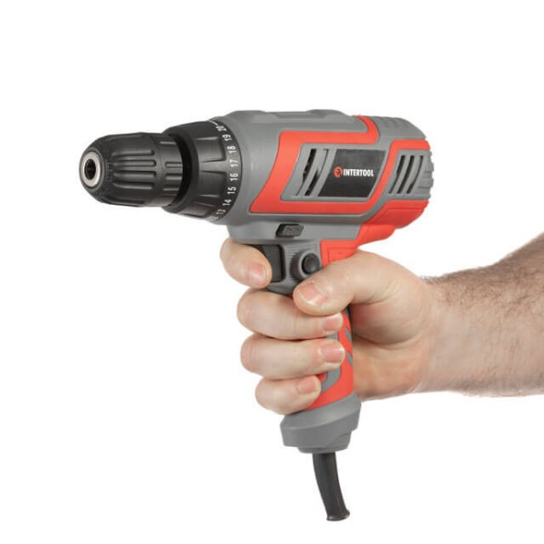 Дрель-шуруповерт электрическая 320 Вт, 220 В, 0-750 об/мин, 0.8-10 мм, 10 Нм INTERTOOL DT-0103 -
                                                        Фото 10