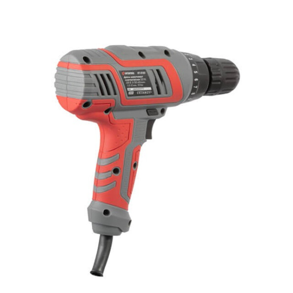 Дрель-шуруповерт электрическая 320 Вт, 220 В, 0-750 об/мин, 0.8-10 мм, 10 Нм INTERTOOL DT-0103 -
                                                        Фото 4