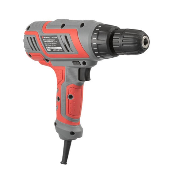 Дрель-шуруповерт электрическая 320 Вт, 220 В, 0-750 об/мин, 0.8-10 мм, 10 Нм INTERTOOL DT-0103 -
                                                        Фото 6