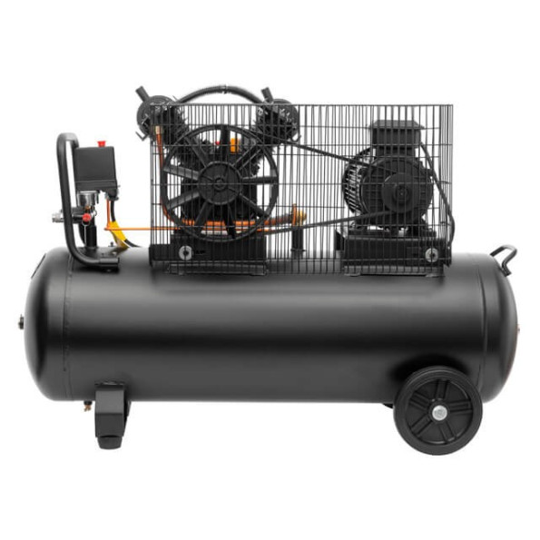 Компресор 100 л, 3 кВт, 380 В, 10 aтм, 500 л/хв., 2 циліндри -
                                                        Фото 4