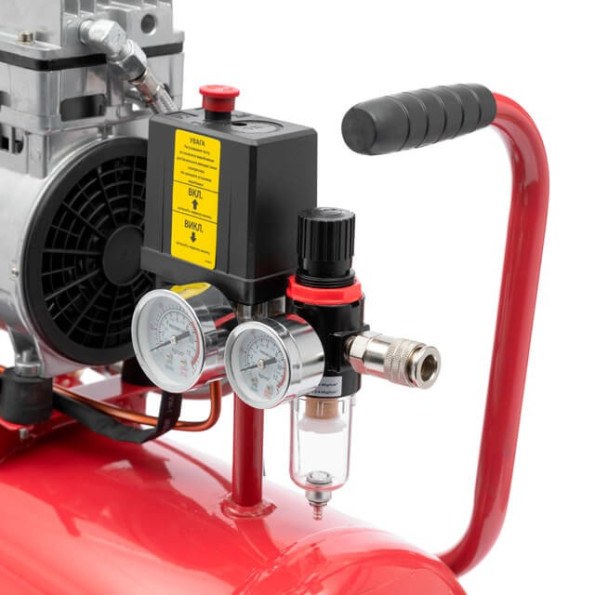 Компресор 24 л, 0.75 кВт, 220 В, 8aтм, 145 л/хвил, малошумний, безмасляний, 2 циліндри -
Фото 5 Компресор 24 л, 0.75 кВт, 220 В, 8aтм, 145 л/хвил, малошумний, безмасляний, 2 циліндри -
Фото 5