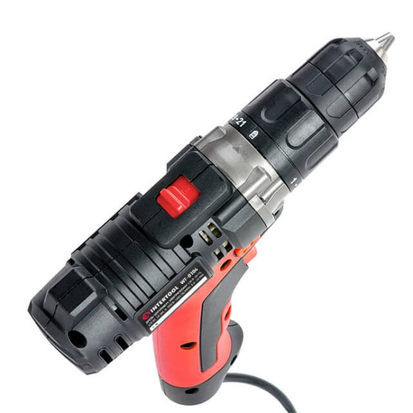 Дрель-шуруповерт электрическая 420 Вт, 0-500/0-1800 об/мин, 0.8-10 мм, макс. 20 Nм INTERTOOL WT-0104 -
                                                        Фото 8