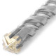 Бур SDS MAX, QUADRO, 25x400 мм INTERTOOL SDM-2540 -
                                                        Фото 4