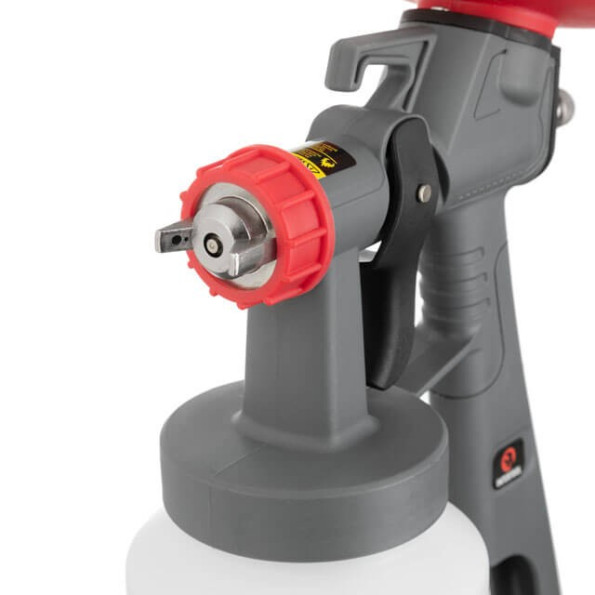 Фарбопульт електричний HVLP 450 Вт, форсунка 1.5 мм, бачок 1л., 0.14-0.35 Бар, 100-200 мл / хв -
                                                        Фото 5