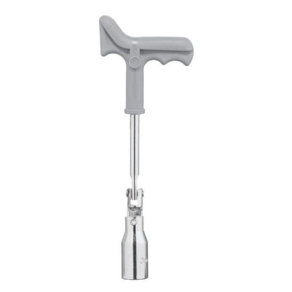 Свечной ключ Т-образный с шарниром 21х250 мм INTERTOOL HT-1722 -
                                                        Фото 3