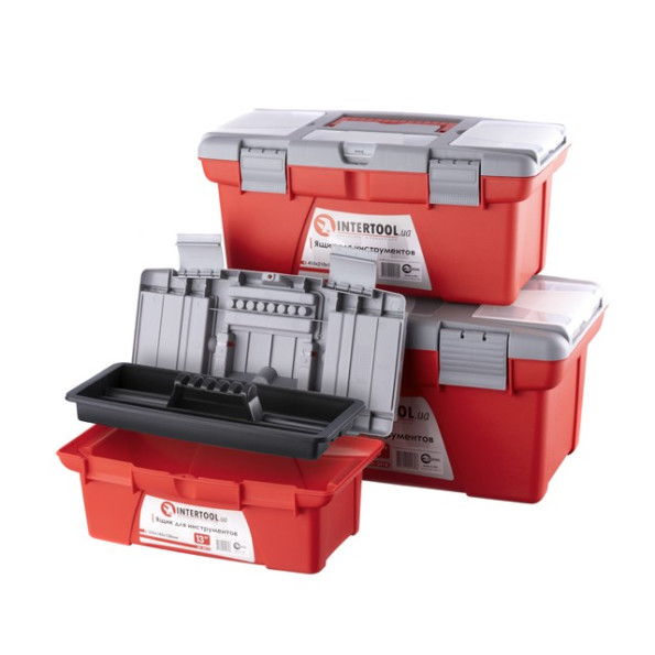 Комплект ящиков для инструментов 3шт INTERTOOL BX-0403 -
                                                        Фото 6