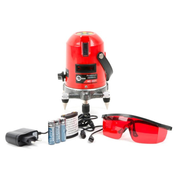 Уровень лазерный 2 лазерные головки INTERTOOL MT-3009 -
                                                        Фото 10