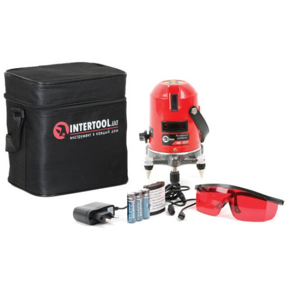 Уровень лазерный 2 лазерные головки INTERTOOL MT-3009 -
                                                        Фото 2