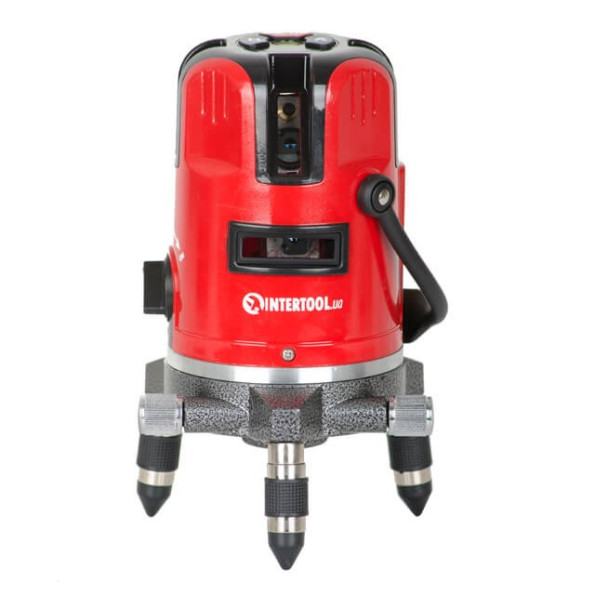 Уровень лазерный проф., 5 лазерных головок, звуковая индикация INTERTOOL MT-3011 -
                                                        Фото 2