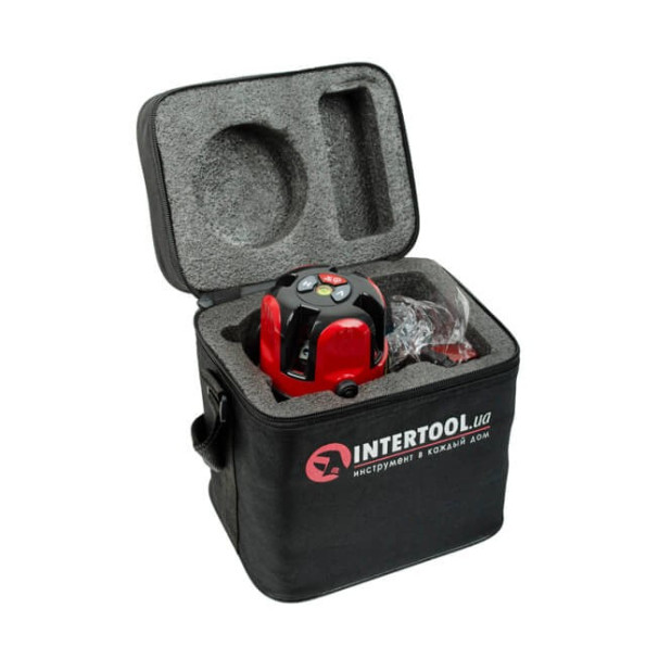 Уровень лазерный проф., 5 лазерных головок, звуковая индикация INTERTOOL MT-3011 -
                                                        Фото 9
