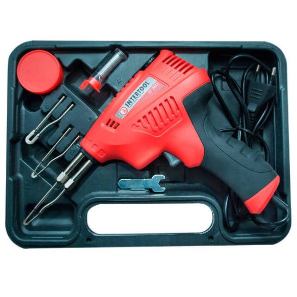 Паяльник імпульсний з трансформатором 200 Вт, 230 В, 3-режиму, з комплектом насадок -
                                                        Фото 2