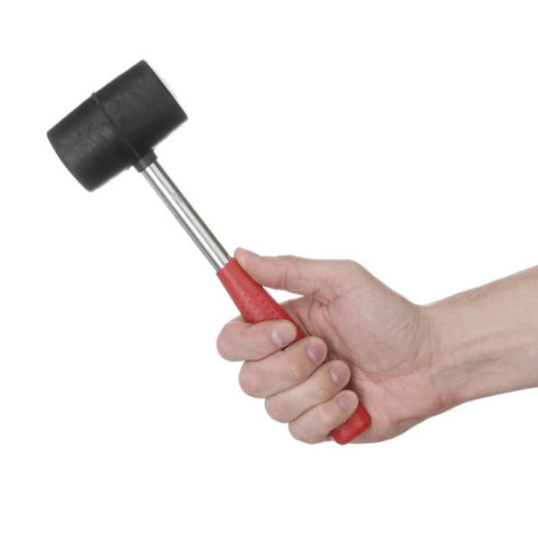 Киянка гумова 340 г, 55 мм, чорна гума, металева ручка -
Фото 5 Киянка гумова 340 г, 55 мм, чорна гума, металева ручка -
Фото 5