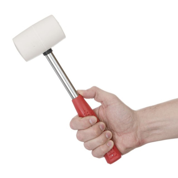 Киянка гумова 450 г, 65 мм, бiла гума, металева ручка -
Фото 5 Киянка гумова 450 г, 65 мм, бiла гума, металева ручка -
Фото 5