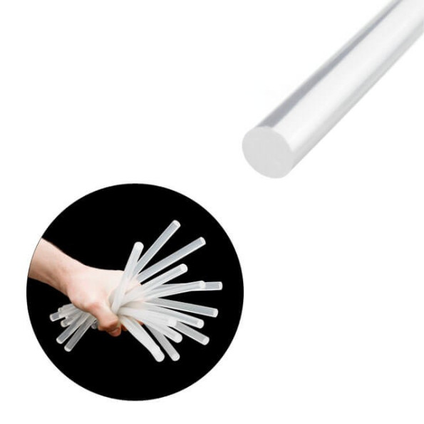 Комплект стрижнів клейових прозорих 11,2 мм * 300 мм, уп. 1 кг -
                                                        Фото 3