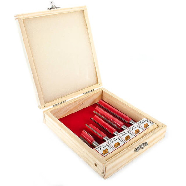 Набор фрез пазовых прямых, 5 шт INTERTOOL HT-0075 -
                                                        Фото 4