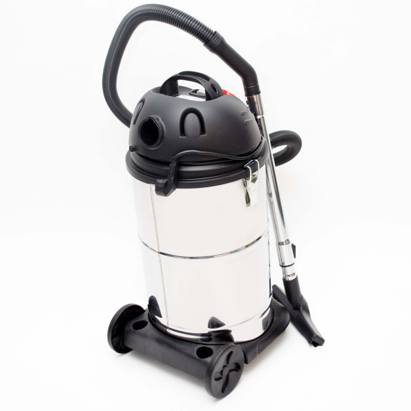 Пилосос промисловий 30 л, 1400 Вт, сухе, вологе прибирання, багаторазовий спонж-фільтр, фільтр-пакет -
                                                        Фото 4