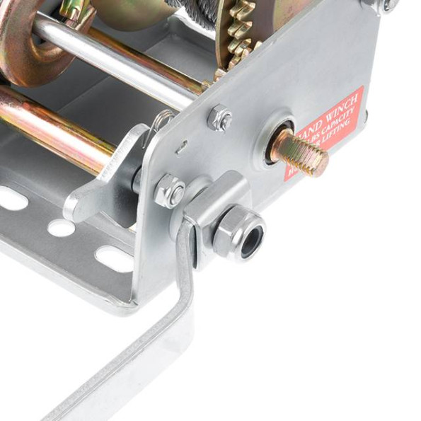 Лебідка важільна барабанна, сталевий трос, тягове зусилля 900 кг -
Фото 6 Лебідка важільна барабанна, сталевий трос, тягове зусилля 900 кг -
Фото 6