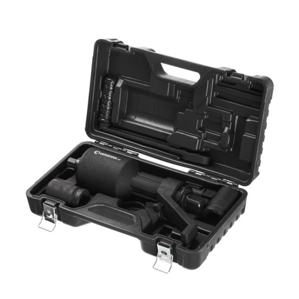 Ключ баллонный роторный для груз. автом. 380 мм, двухскор., передаточое отнош. 1:58 и 1:3.8, макc. крут. мом. 3800 Nm, головки 32, 33 мм, пласт. кейс INTERTOOL XT-0006 -
                                                        Фото 3