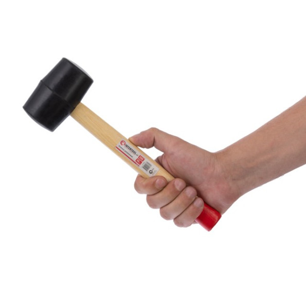 Киянка гумова 350 г.50 мм,чорна гума, дерев'яна ручка -
Фото 7 Киянка гумова 350 г.50 мм,чорна гума, дерев'яна ручка -
Фото 7