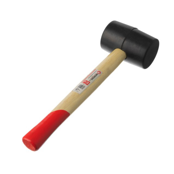 Киянка гумова 450 г.60 мм,чорна гума, дерев'яна ручка -
Фото 2 Киянка гумова 450 г.60 мм,чорна гума, дерев'яна ручка -
Фото 2