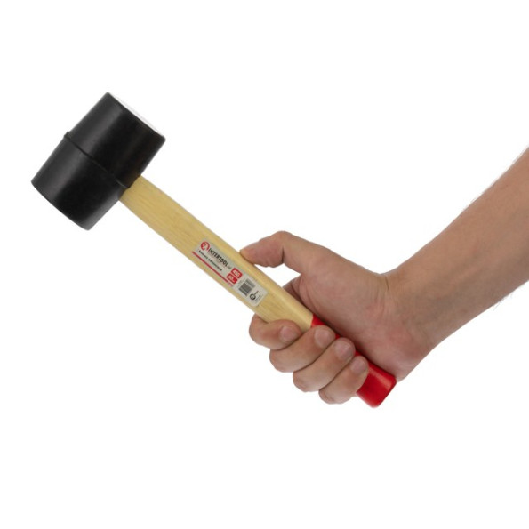 Киянка гумова 450 г.60 мм,чорна гума, дерев'яна ручка -
Фото 7 Киянка гумова 450 г.60 мм,чорна гума, дерев'яна ручка -
Фото 7