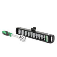 Набор головок 10 шт. c трещоткой 1/2