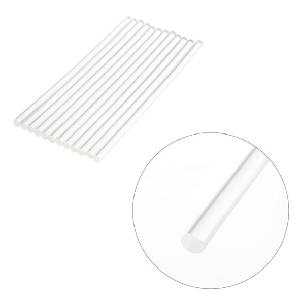 Комплект стрижнів клейових прозорих 7,4 мм * 200 мм, 12 шт. -
Фото 3 Комплект стрижнів клейових прозорих 7,4 мм * 200 мм, 12 шт. -
Фото 3