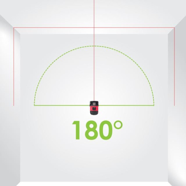 Уровень лазерный 180°, 2 лазерные головки INTERTOOL MT-3051 -
                                                        Фото 4
