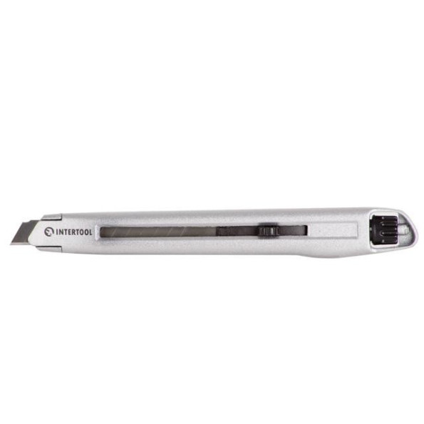 Ніж металевий посилений, лезо 9 мм, з гвинтовою фіксацією леза. -
                                                        Фото 6