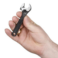 Ключ разводной 100 мм, Cr-V, черный, фосфатированный, INTERTOOL XT-0054 Ключ разводной 100 мм, Cr-V, черный, фосфатированный, INTERTOOL XT-0054