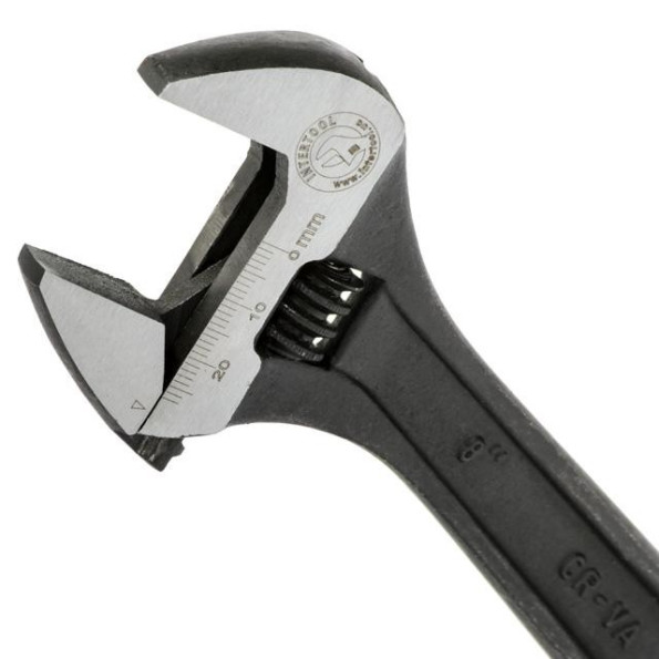 Ключ разводной 200мм, Cr-V, черный, фосфатированный, INTERTOOL XT-0058 -
                                                        Фото 4 Ключ разводной 200мм, Cr-V, черный, фосфатированный, INTERTOOL XT-0058 -
                                                        Фото 4