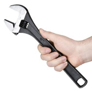 Ключ разводной 300 мм, Cr-V, черный, фосфатированный INTERTOOL XT-0062 Ключ разводной 300 мм, Cr-V, черный, фосфатированный INTERTOOL XT-0062