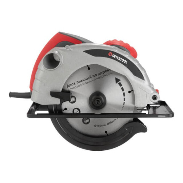 Пила дискова 1300 Вт, 5000 об/хв, кут нахилу0-45 °, глибина розпилу 41/57 мм, диск 185*20 мм -
                                                        Фото 2