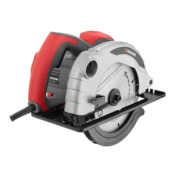 Пила дискова 1300 Вт, 5000 об/хв, кут нахилу0-45 °, глибина розпилу 41/57 мм, диск 185*20 мм -
                                                        Фото 3