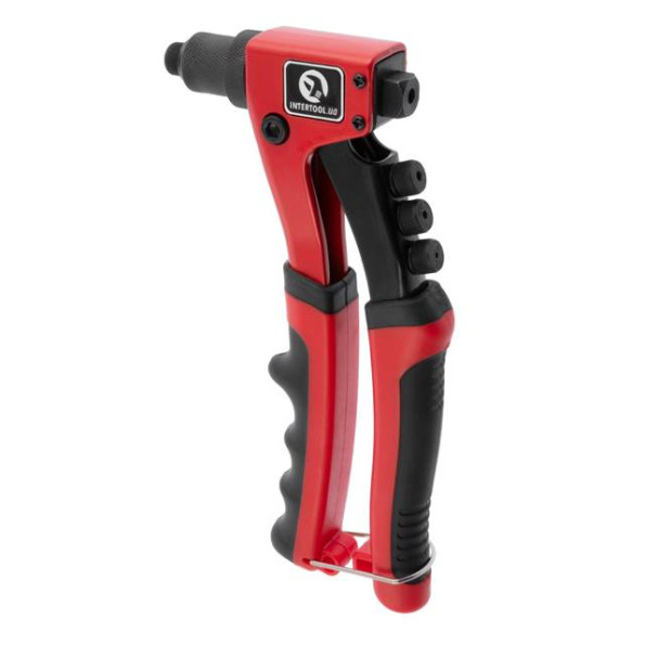 Пистолет заклепочный ручной 215 мм, диаметр применяемой заклепки 2.4; 3.2; 4; 4.8 мм INTERTOOL RT-0014 -
                                                        Фото 4