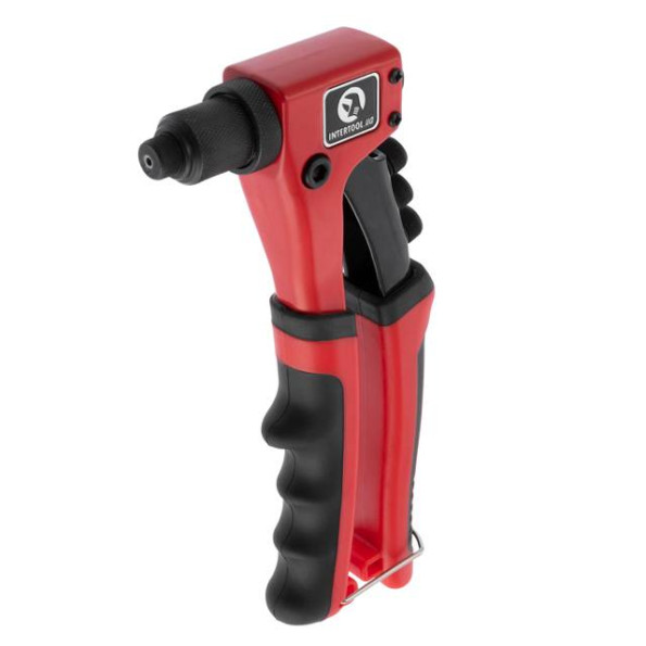 Пистолет заклепочный ручной 215 мм, диаметр применяемой заклепки 2.4; 3.2; 4; 4.8 мм INTERTOOL RT-0014 -
                                                        Фото 5