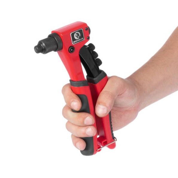 Пистолет заклепочный ручной 215 мм, диаметр применяемой заклепки 2.4; 3.2; 4; 4.8 мм INTERTOOL RT-0014 -
                                                        Фото 7