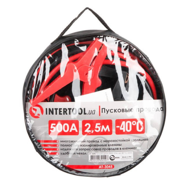 Пускові дроти 500А, 2.5м, до -40 ° C, чохол -
                                                        Фото 4