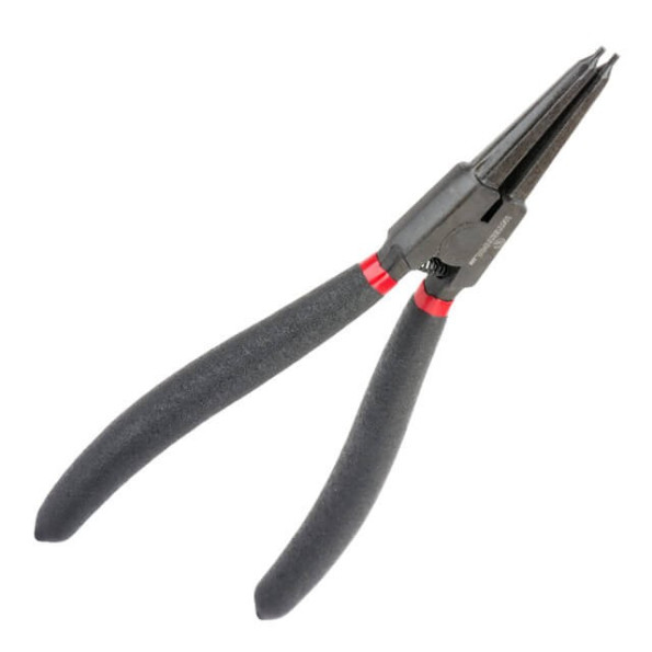 Щипцы для снятия и установки стопорных колец 180мм, прямые на разжим, 40CrV, фосфатированные. INTERTOOL HT-7018 -
                                                        Фото 2