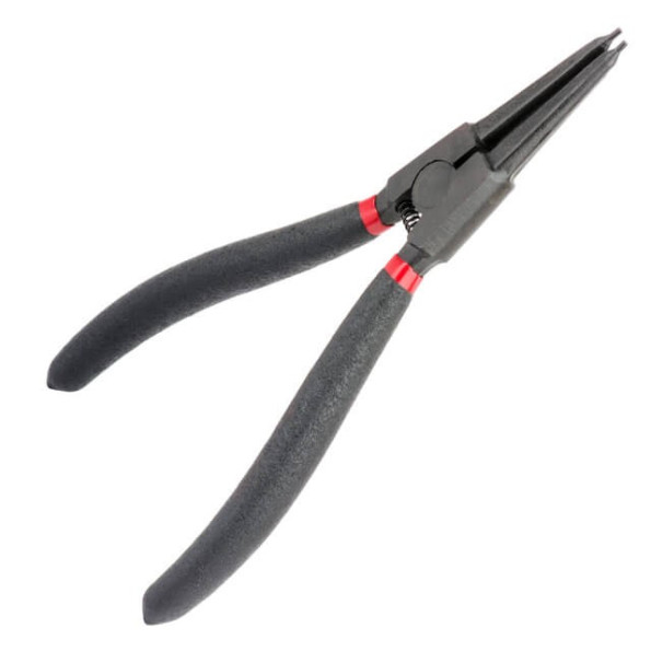 Щипцы для снятия и установки стопорных колец 180мм, прямые на разжим, 40CrV, фосфатированные. INTERTOOL HT-7018 -
                                                        Фото 3