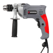 Дрель ударная 950Вт, 0-2800 об/мин, 1.5-13мм, реверс, металлический корпус редуктора INTERTOOL DT-0121 Дрель ударная 950Вт, 0-2800 об/мин, 1.5-13мм, реверс, металлический корпус редуктора INTERTOOL DT-0121