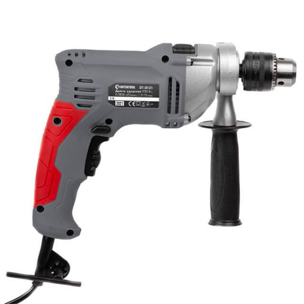 Дриль ударний 950Вт, 0-2800 об / хв, 1.5-13мм, реверс, металевий корпус редуктора -
                                                        Фото 5