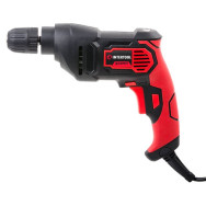 Дрель электрическая 500 Вт, 0-2400 об/мин, 0.8-10 мм, быстрозажимной патрон, реверс INTERTOOL WT-0115 Дрель электрическая 500 Вт, 0-2400 об/мин, 0.8-10 мм, быстрозажимной патрон, реверс INTERTOOL WT-0115