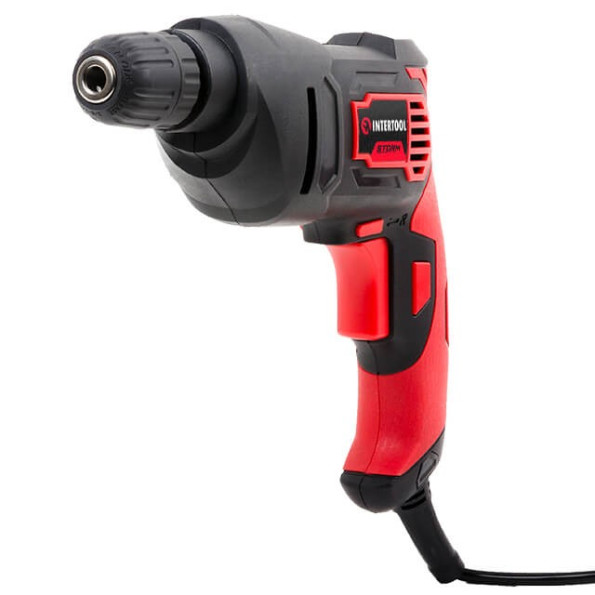 Дриль 500 Вт, 0-2400 об/хв, 1.0-10 мм, самозатискний патрон, реверс -
                                                        Фото 2