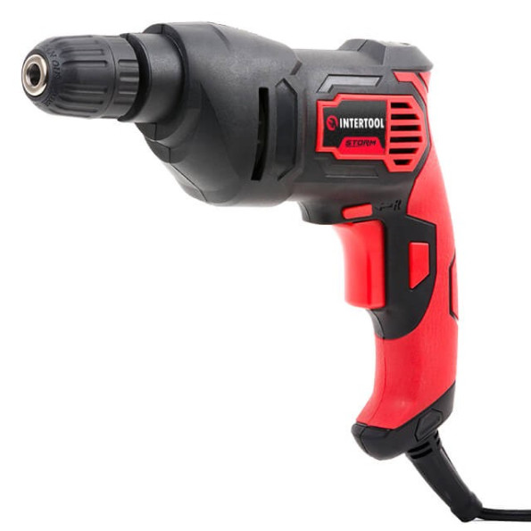 Дриль 500 Вт, 0-2400 об/хв, 1.0-10 мм, самозатискний патрон, реверс -
                                                        Фото 3