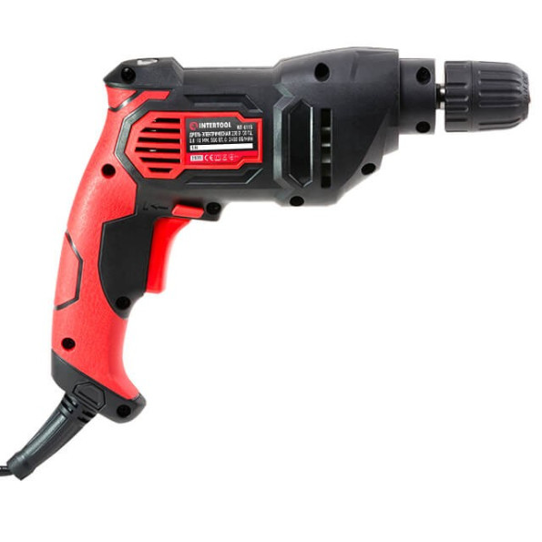 Дриль 500 Вт, 0-2400 об/хв, 1.0-10 мм, самозатискний патрон, реверс -
                                                        Фото 5